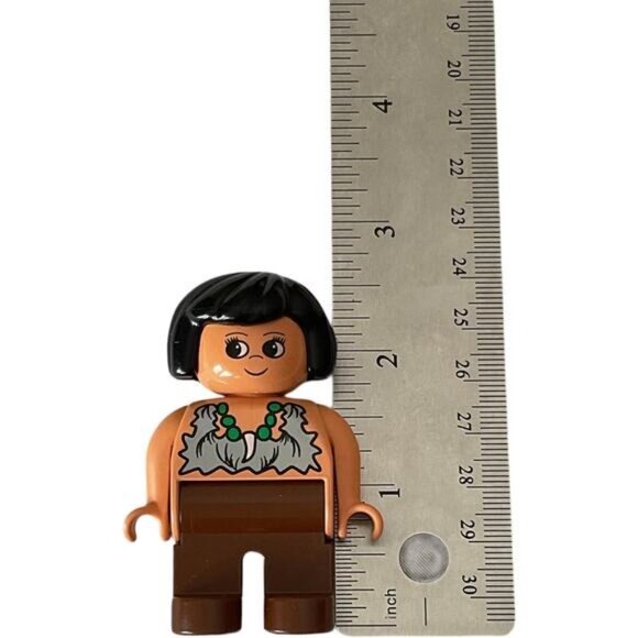 Lego Duplo replacement CAVEWOMAN Tooth Necklace #2821 Dinosaur Fun Forest - Picture 2 of 6